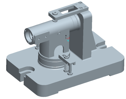 砂轮头架加工工艺编制及钻M6螺纹孔夹具设计含Proe三维图缩略图