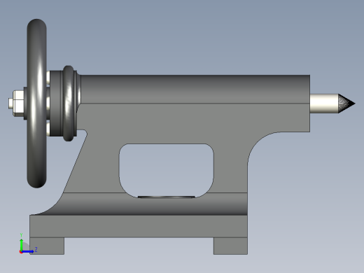 B2005148-车床尾座左视缩略图