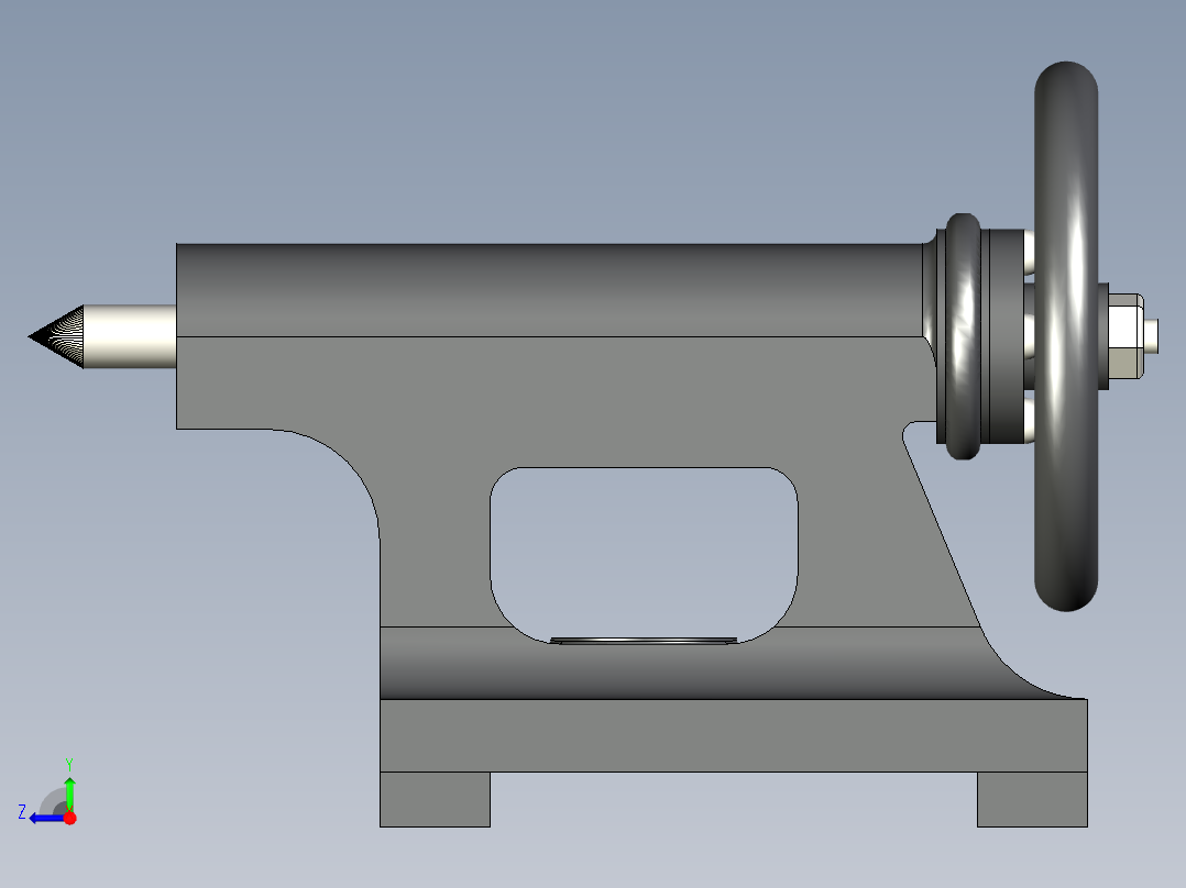 B2005148-车床尾座右视图