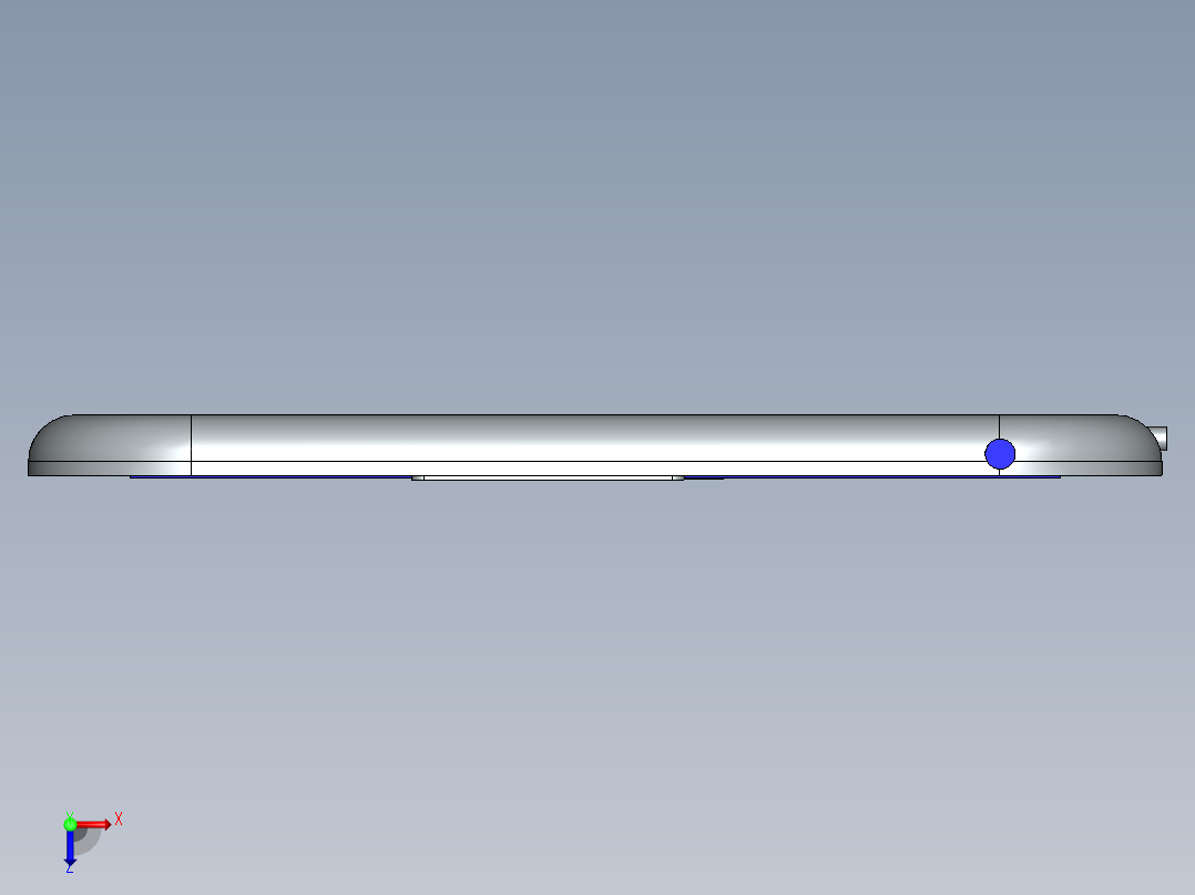 A2005246-7英寸平板电脑俯视图