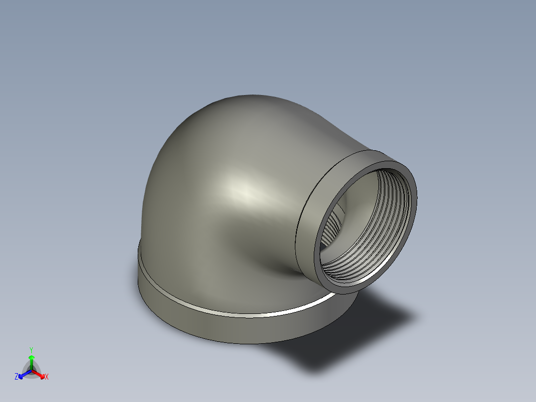 螺纹管弯头-异径内丝 DN65-DN40