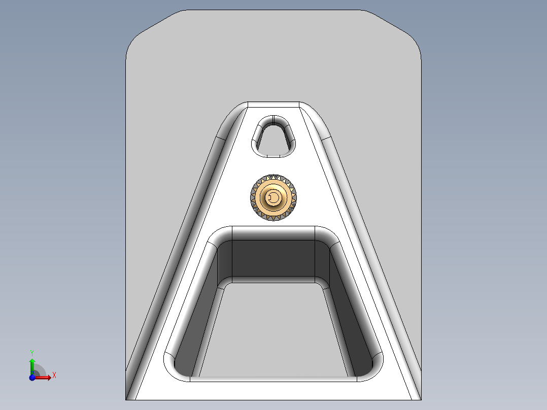 行星齿轮前视图