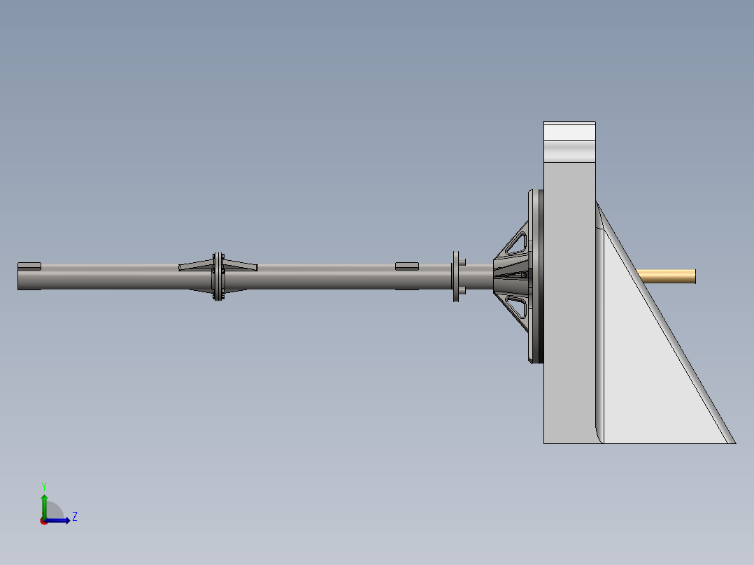 行星齿轮左视图
