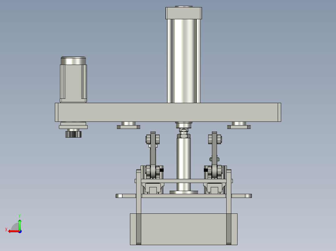 00-200机械手装配体-翻转后抓取后视图