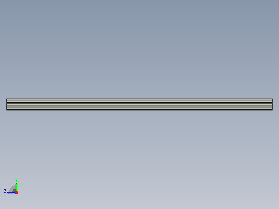 滑轨HGL30CA-600右视图
