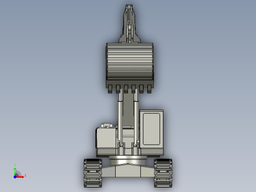 沃尔沃EC650大型履带式挖掘机前视缩略图