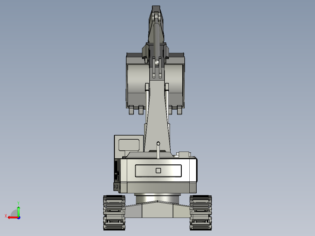 沃尔沃EC650大型履带式挖掘机后视图