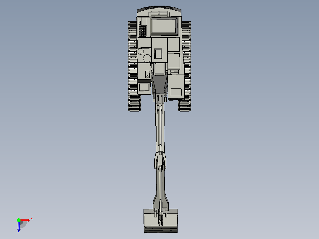 沃尔沃EC650大型履带式挖掘机俯视图