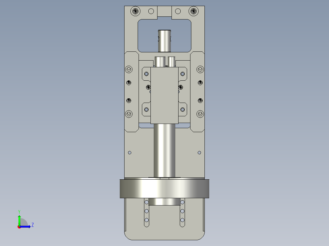 AB-0406-06-010A-A中板定位视觉检测模块左视图