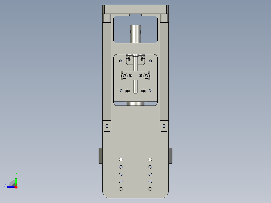 AB-0406-06-010A-A中板定位视觉检测模块右视图