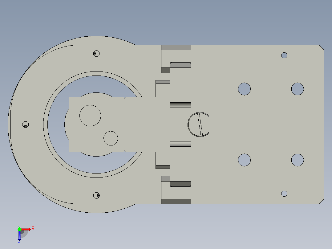 AB-0406-06-010A-A中板定位视觉检测模块俯视图