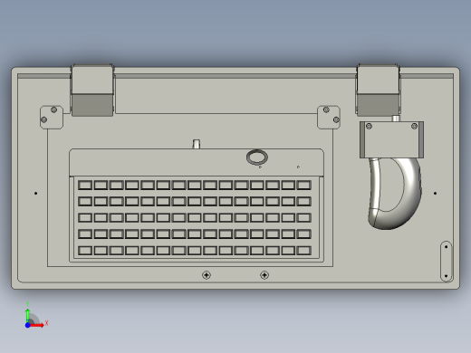 76071417-键盘托架组件前视缩略图
