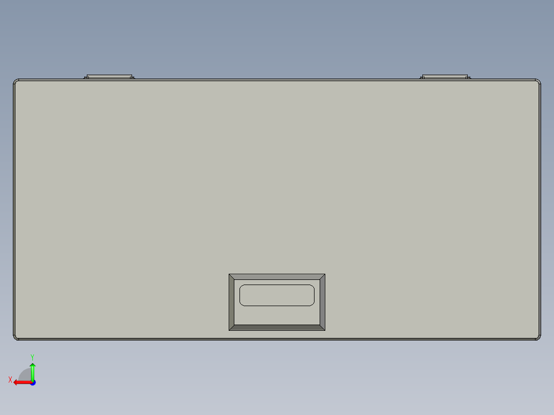 76071417-键盘托架组件后视图