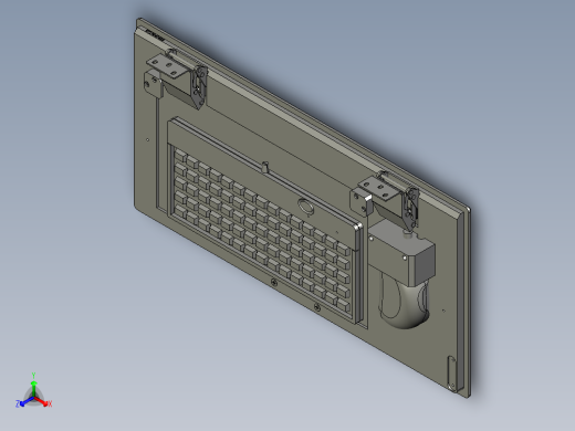 76071417-键盘托架组件正等轴测缩略图