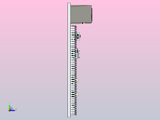 30T双梁起重机左视缩略图