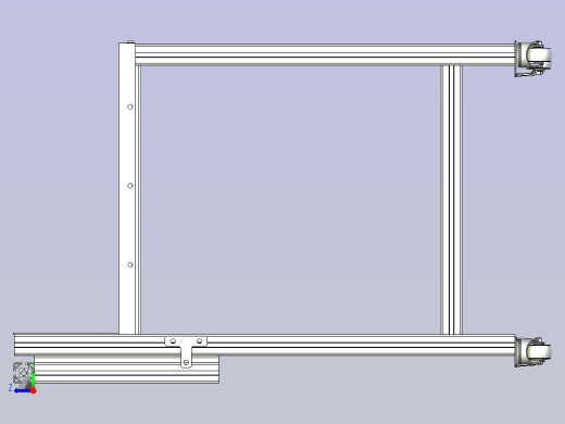 铝型材操作台右视缩略图