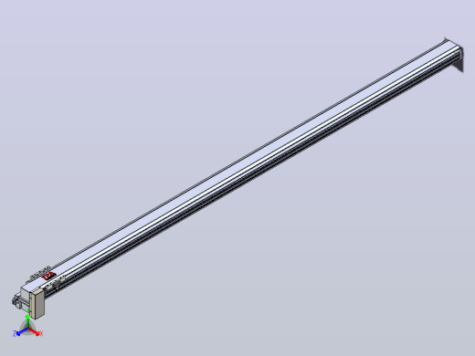 皮带直线轴半封闭可选导轨TPA-HNB-120D-110-L2700-RP-Y-P40-N3