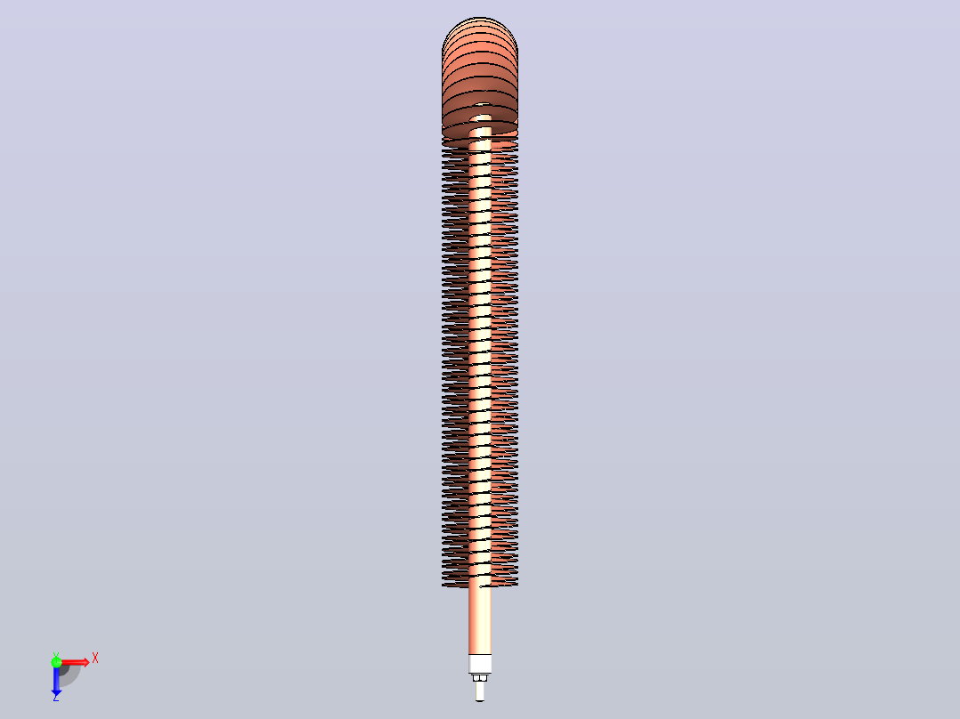 空气加热器俯视图