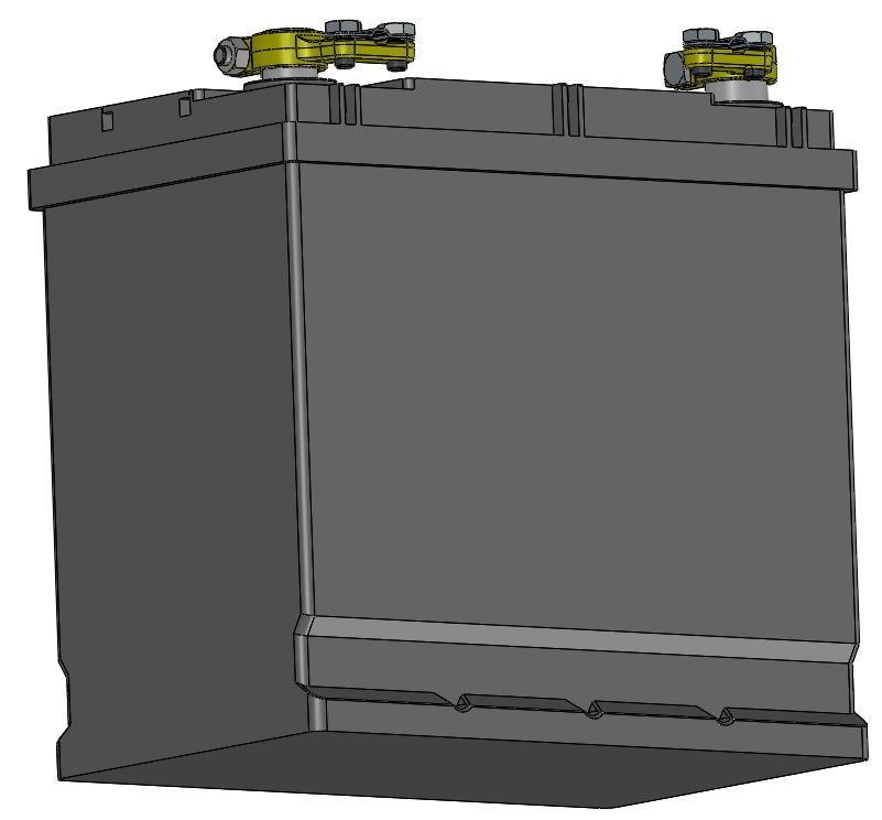 12V-40Ah-汽车电池和端子