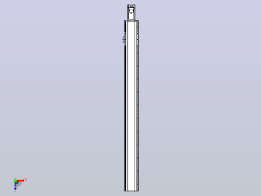 日规模组半封闭丝杆TPA-HNR-105D-1610C-L1050-M-C-P40-N3俯视缩略图