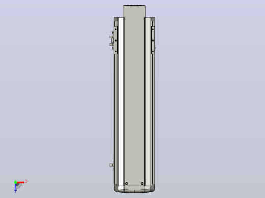 SYS13-400-BM-200W滚珠花健、支撑座、滚珠丝杠、交叉导轨、直线模组俯视缩略图