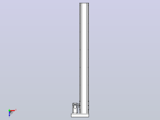 日规模组半封闭丝杆TPA-HNR-105D-1610C-L1050-ML-C-P40-N3俯视缩略图
