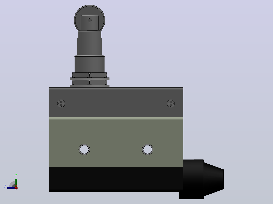 TZ-7311[TZ-7311]接近开关，行程开关，微动开关右视图