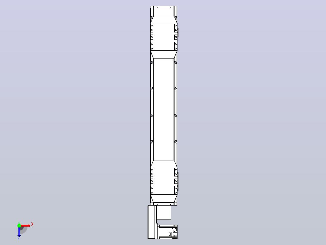 皮带直线轴双滑块型TPA-GCBS-150-P80-L275-QL-M75-N3俯视图