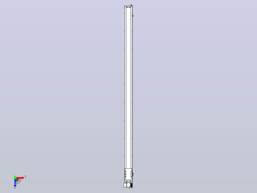 SCM14-2650-LD滚珠花健、支撑座、滚珠丝杠、交叉导轨、直线模组俯视缩略图
