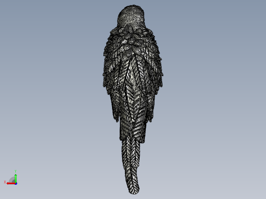 鸟鹦鹉喜鹊麻雀birds-32mm-no-supports-parrot后视缩略图