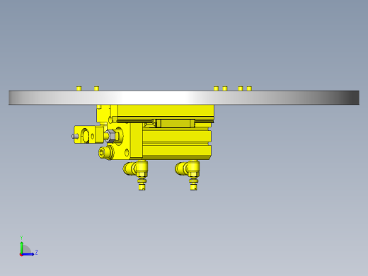 内筒夹头机构左视缩略图