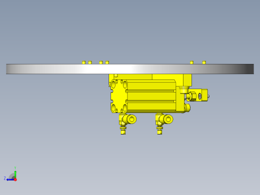 内筒夹头机构右视缩略图