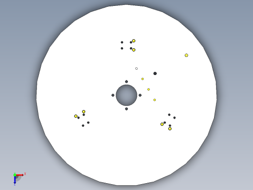 内筒夹头机构俯视缩略图