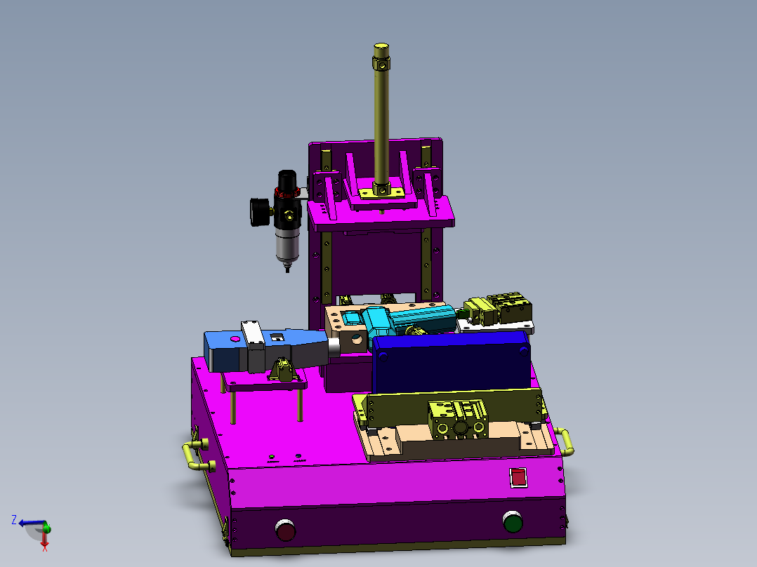交流充电枪微动开关组件测试治具