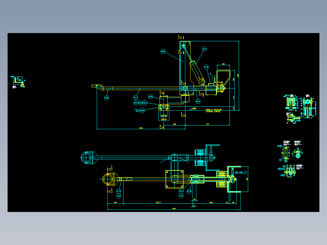 机械手-液压工业抓持机械手设计
