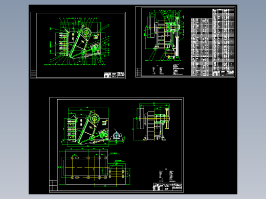 PE1200X1500鄂式破碎机（套图）