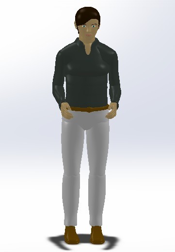 快递智能交叉带分拣机sw2020可编辑