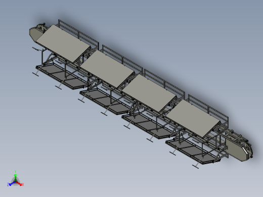 汽车电线把手生产线3D数模图纸 STP格式