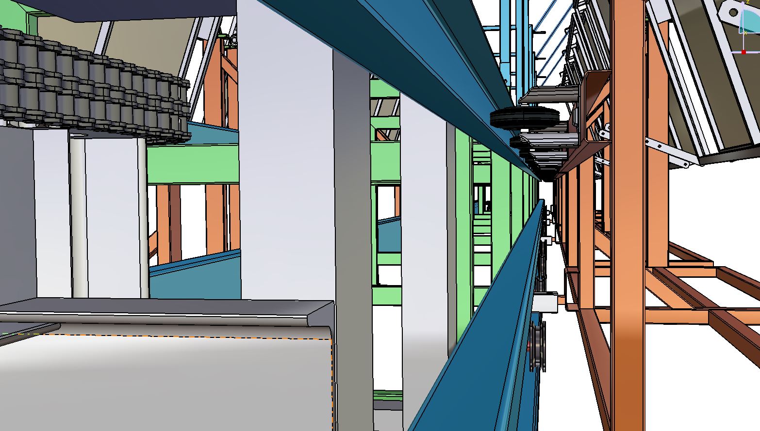 汽车电线把手生产线3D数模图纸 STP格式