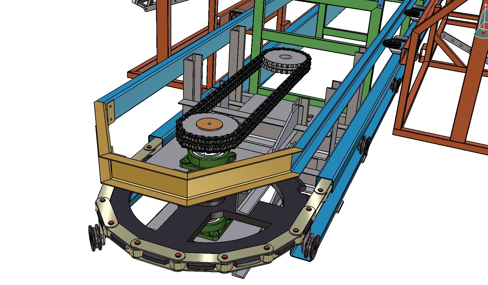 汽车电线把手生产线3D数模图纸 STP格式