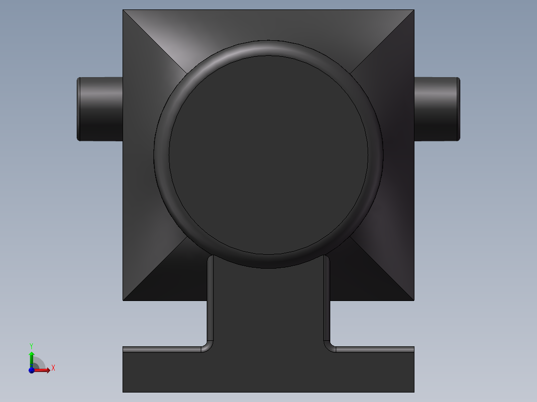 solidworks 国标GB接头库 机械素材3D图纸自动化设备前视图