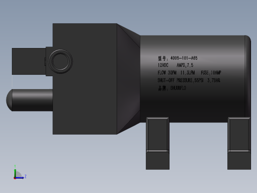 solidworks 国标GB接头库 机械素材3D图纸自动化设备左视缩略图