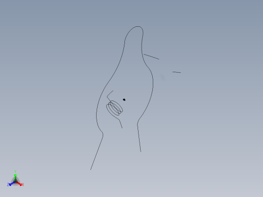 意大利机械式计算器3D模型正等轴测缩略图