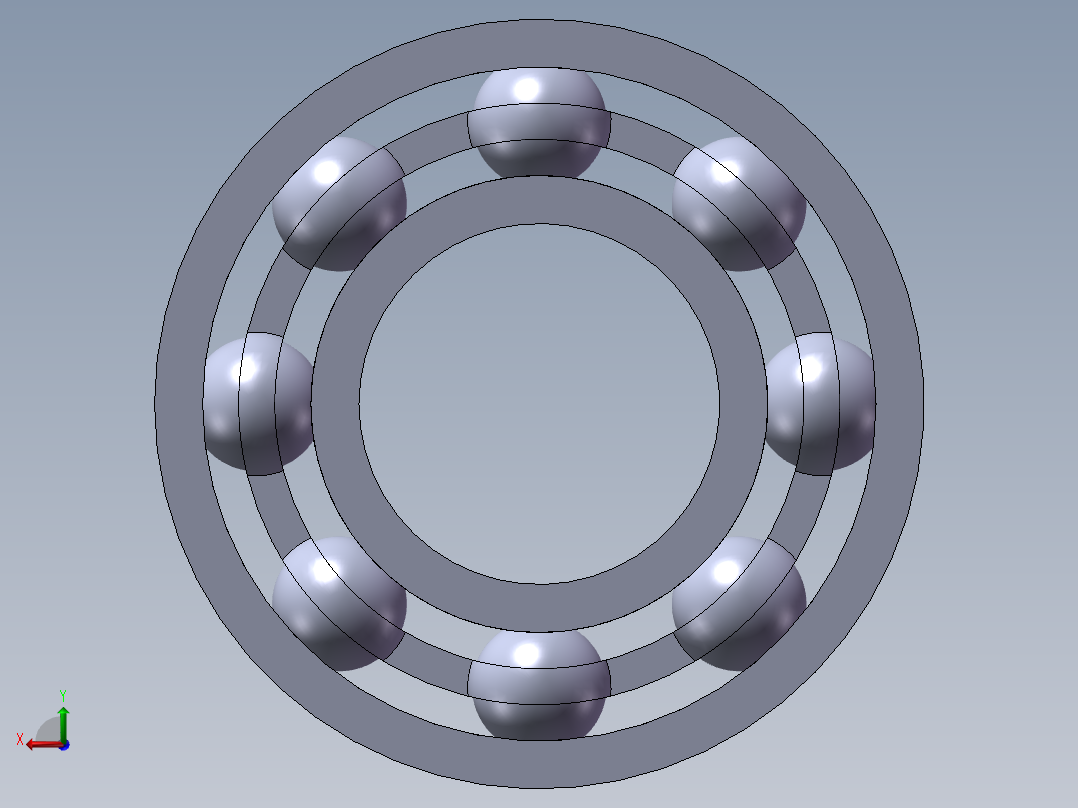 一级齿轮减速器后视图