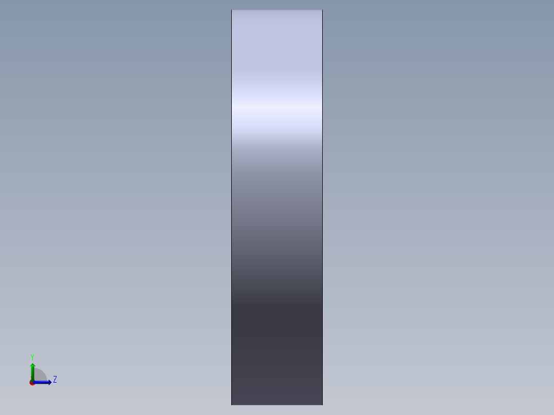 一级齿轮减速器左视图