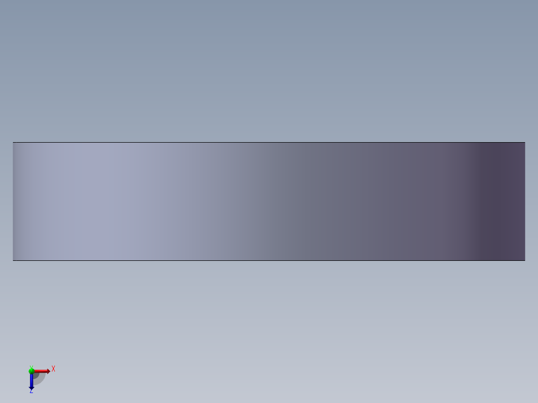 一级齿轮减速器俯视图