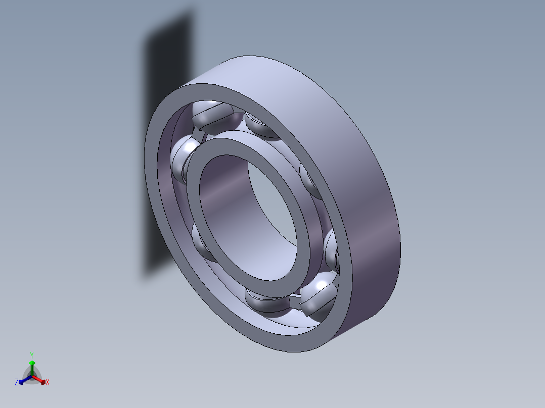 一级齿轮减速器正等轴测图