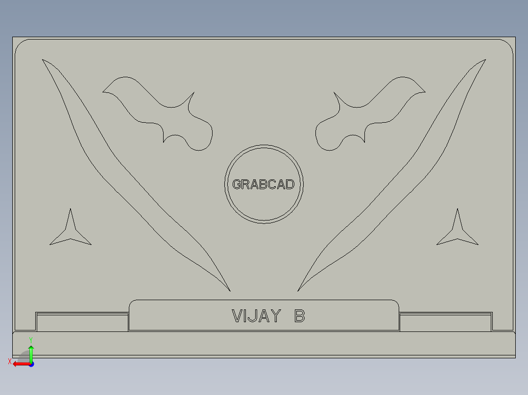 笔记本电脑的模型后视图