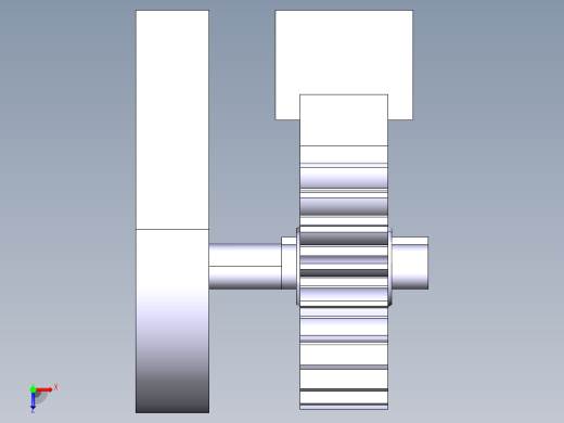 catia 齿条齿轮俯视缩略图