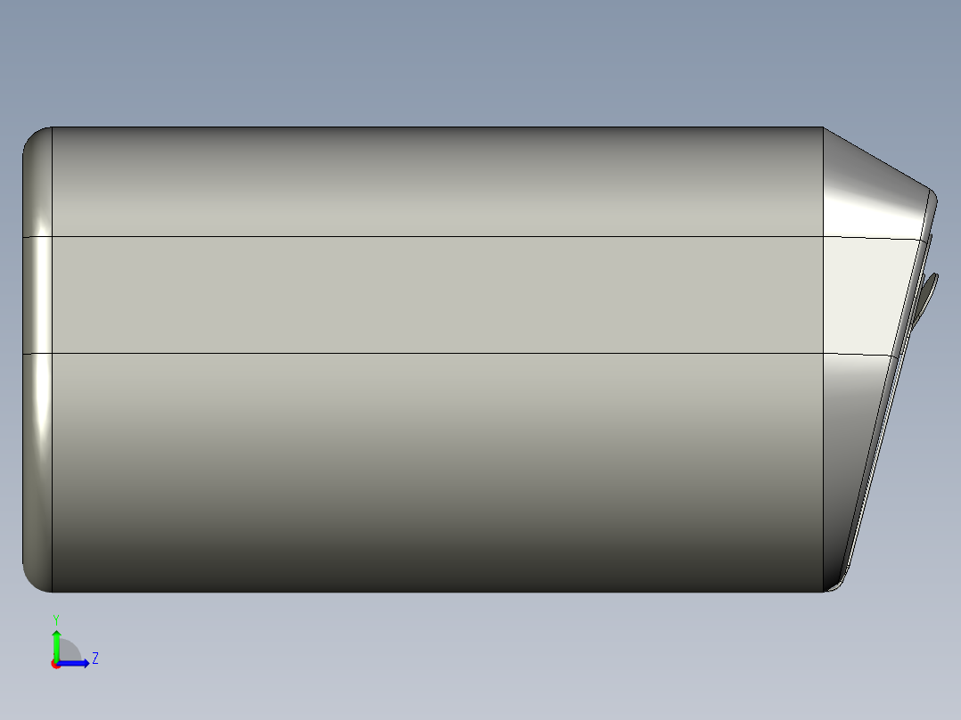 AUTOCAD 国际箭联牙科牙科胶带左视图